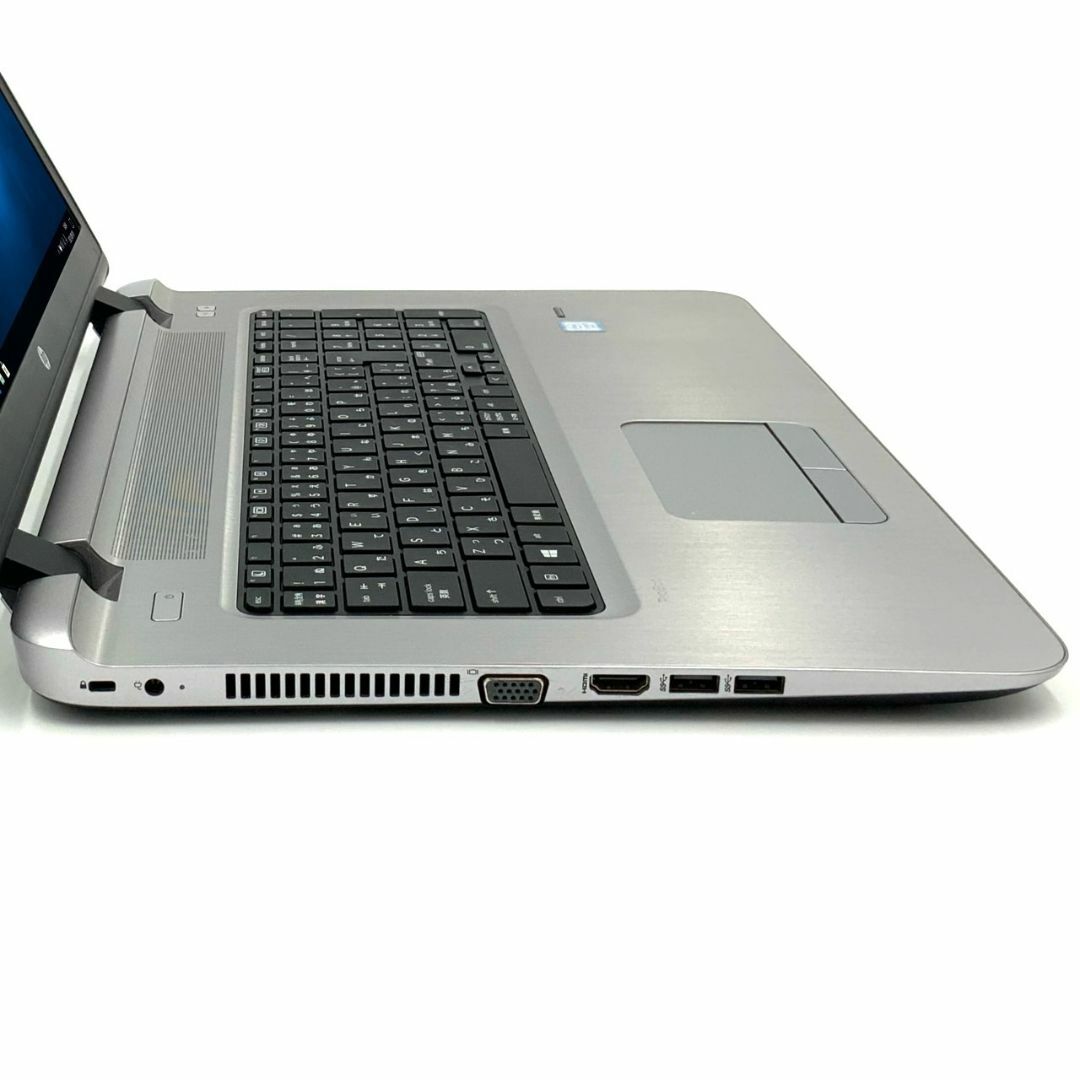 【大画面17.3インチノート】 【スタイリッシュノート】 HP ProBook 470 G3 Notebook PC 第6世代 Core i7 6500U 8GB HDD250GB DVD-ROM Windows10 64bit WPSOffice 17.3インチ フルHD カメラ 無線LAN パソコン ノートパソコン PC Notebook 6