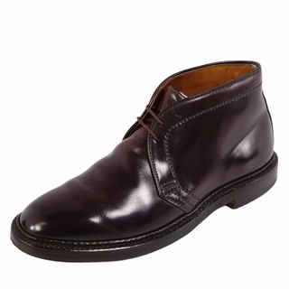 オールデン(Alden)のオールデン Alden ブーツ チャッカブーツ コードバン 1339 シューズ メンズ 7.5E(25.5cm相当) バーガンディ(ブーツ)