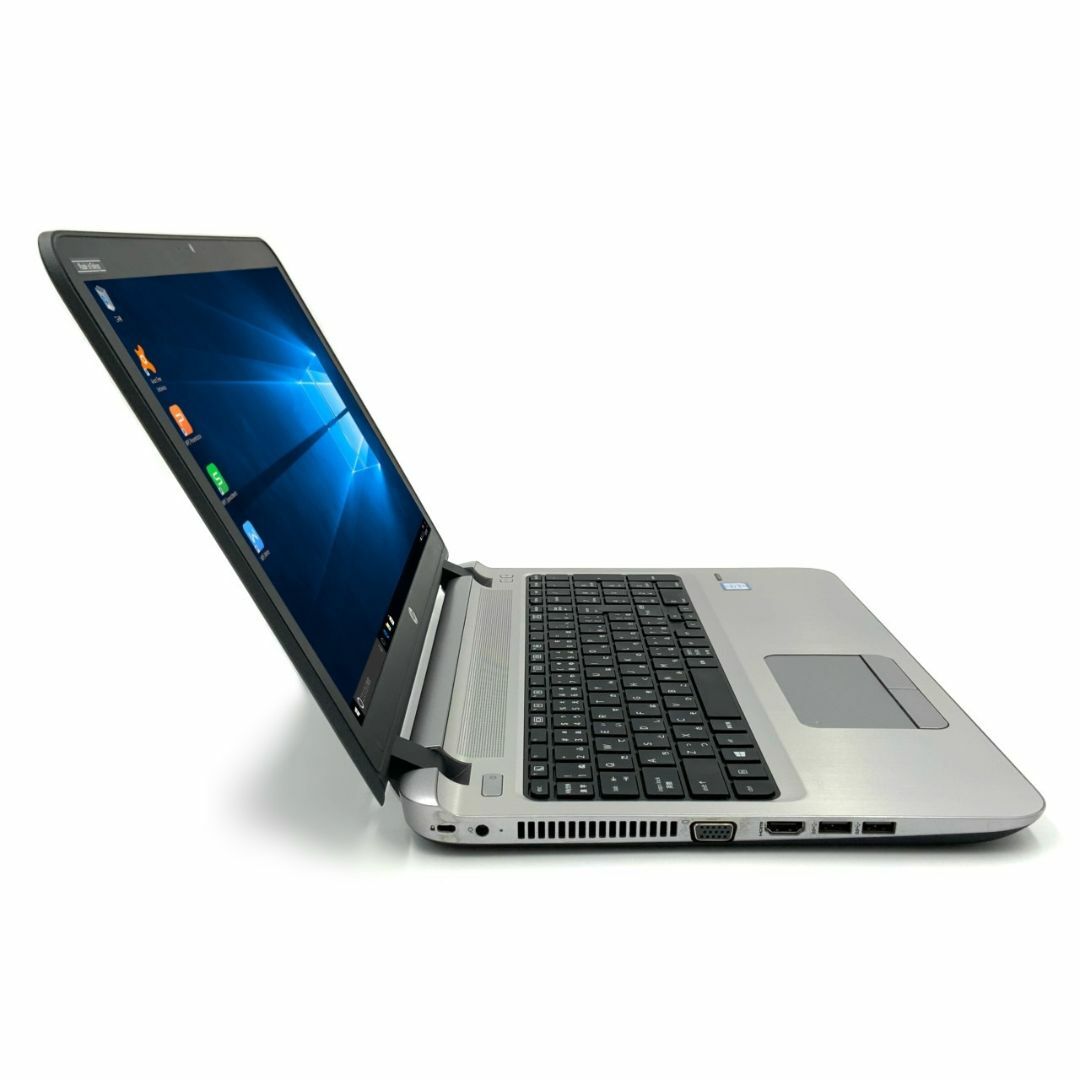 メモリ8GBampnbsp【Core i7搭載】【WEBカメラ付き テレワークOK】 HP ProBook 450 G3 Notebook PC 第6世代 Core i7 6500U 8GB SSD120GB スーパーマルチ Windows10 64bit WPSOffice 15.6インチ フルHD カメラ 無線LAN パソコン ノートパソコン PC Notebook