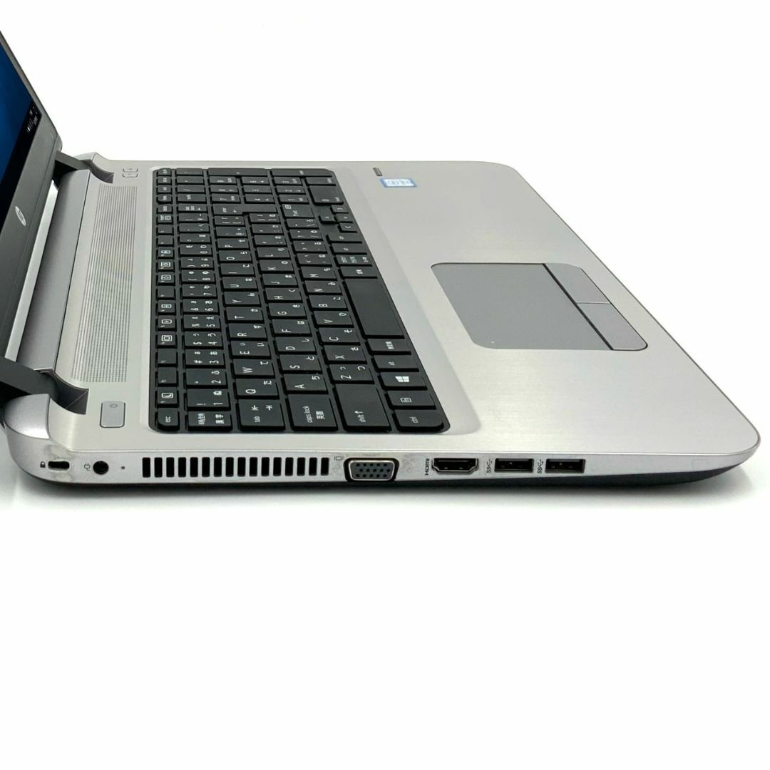 メモリ8GBampnbsp【Core i7搭載】【WEBカメラ付き テレワークOK】 HP ProBook 450 G3 Notebook PC 第6世代 Core i7 6500U 8GB SSD120GB スーパーマルチ Windows10 64bit WPSOffice 15.6インチ フルHD カメラ 無線LAN パソコン ノートパソコン PC Notebook