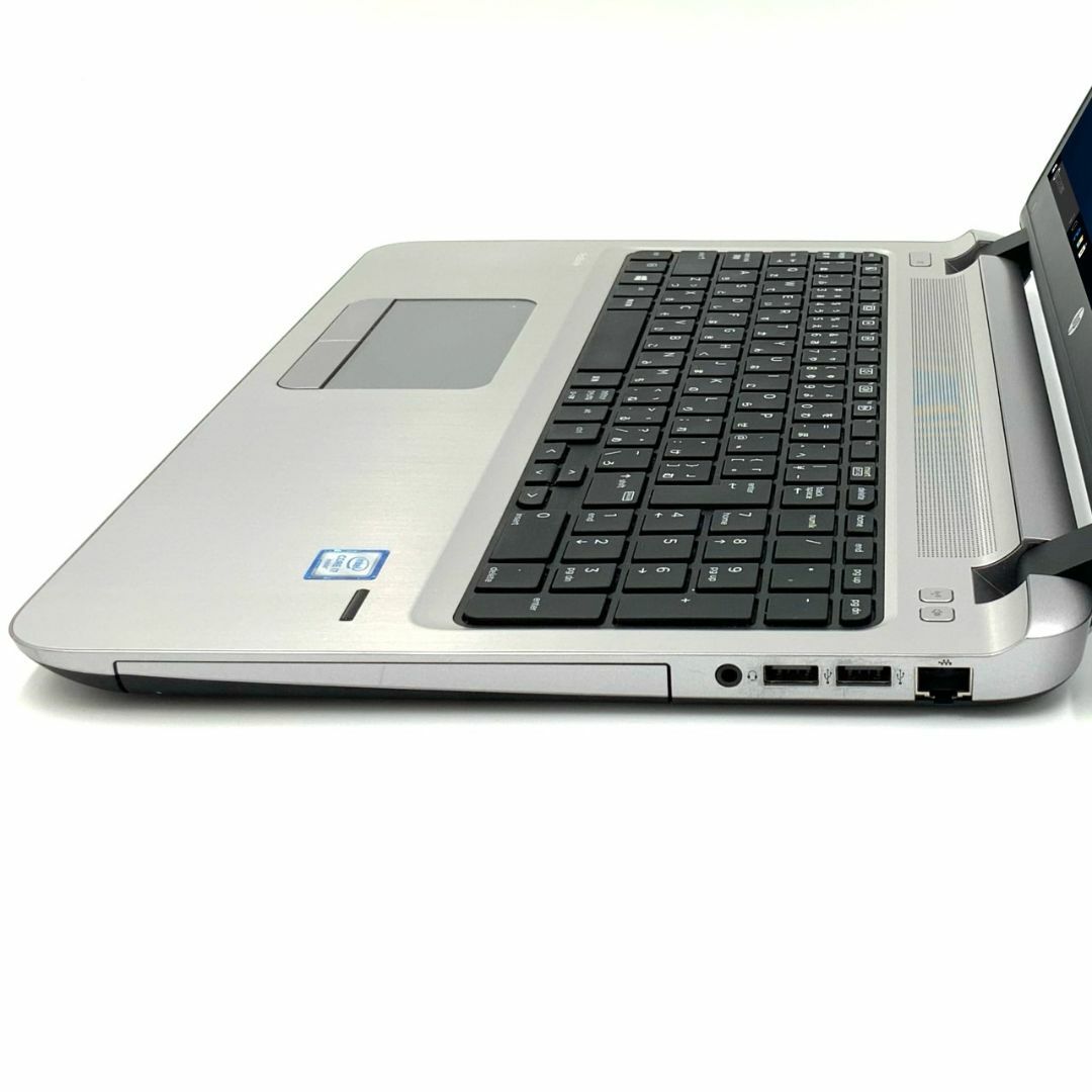 【Core i7搭載】【WEBカメラ付き テレワークOK】 HP ProBook 450 G3 Notebook PC 第6世代 Core i7 6500U 16GB 新品SSD480GB スーパーマルチ Windows10 64bit WPSOffice 15.6インチ フルHD カメラ 無線LAN パソコン ノートパソコン PC Notebook 5