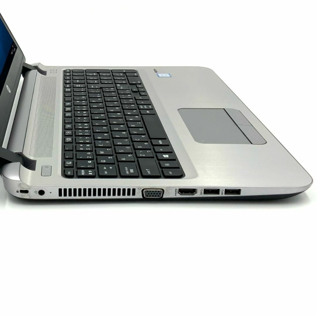 【Core i7搭載】【WEBカメラ付き テレワークOK】 HP ProBook 450 G3 Notebook PC 第6世代 Core i7 6500U 4GB SSD120GB DVD-ROM Windows10 64bit WPSOffice 15.6インチ フルHD カメラ 無線LAN パソコン ノートパソコン PC Notebook