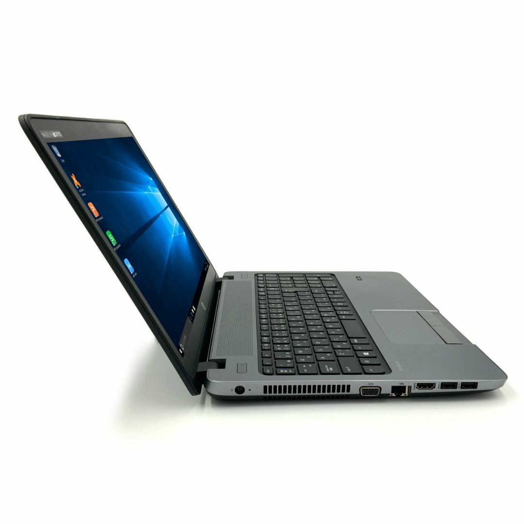 【定番の15.6インチ】 【スタイリッシュノート】 HP ProBook 450 G1 Notebook PC 第4世代 Core i3 4000M  4GB HDD250GB DVD-ROM Windows10 64bit WPSOffice 15.6インチ 無線LAN 中古パソコン ノートパソコン  ...