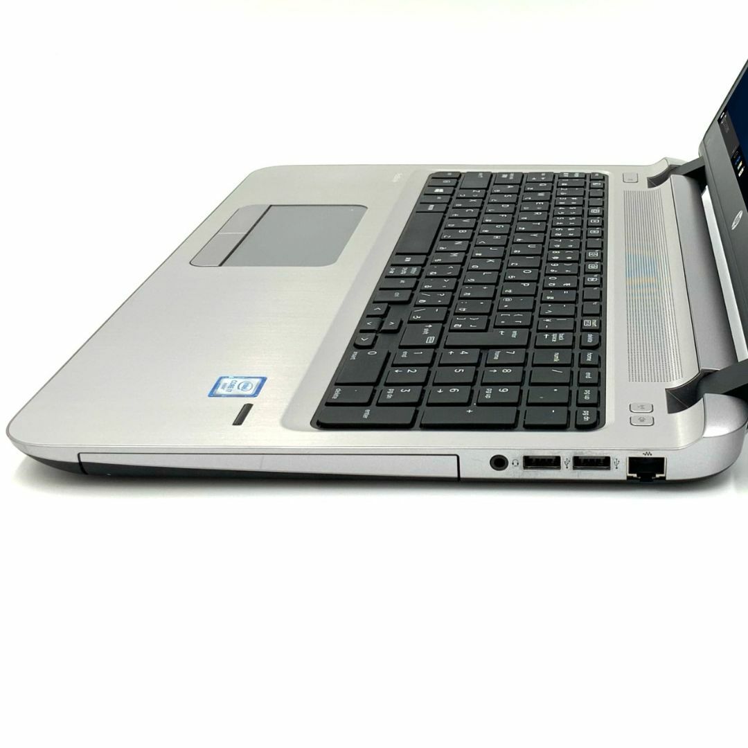 ドライブDVD-ROM【Core i7搭載】【WEBカメラ付き テレワークOK】 HP ProBook 450 G3 Notebook PC 第6世代 Core i7 6500U 4GB HDD250GB DVD-ROM Windows10 64bit WPSOffice 15.6インチ フルHD カメラ 無線LAN パソコン ノートパソコン PC Notebook