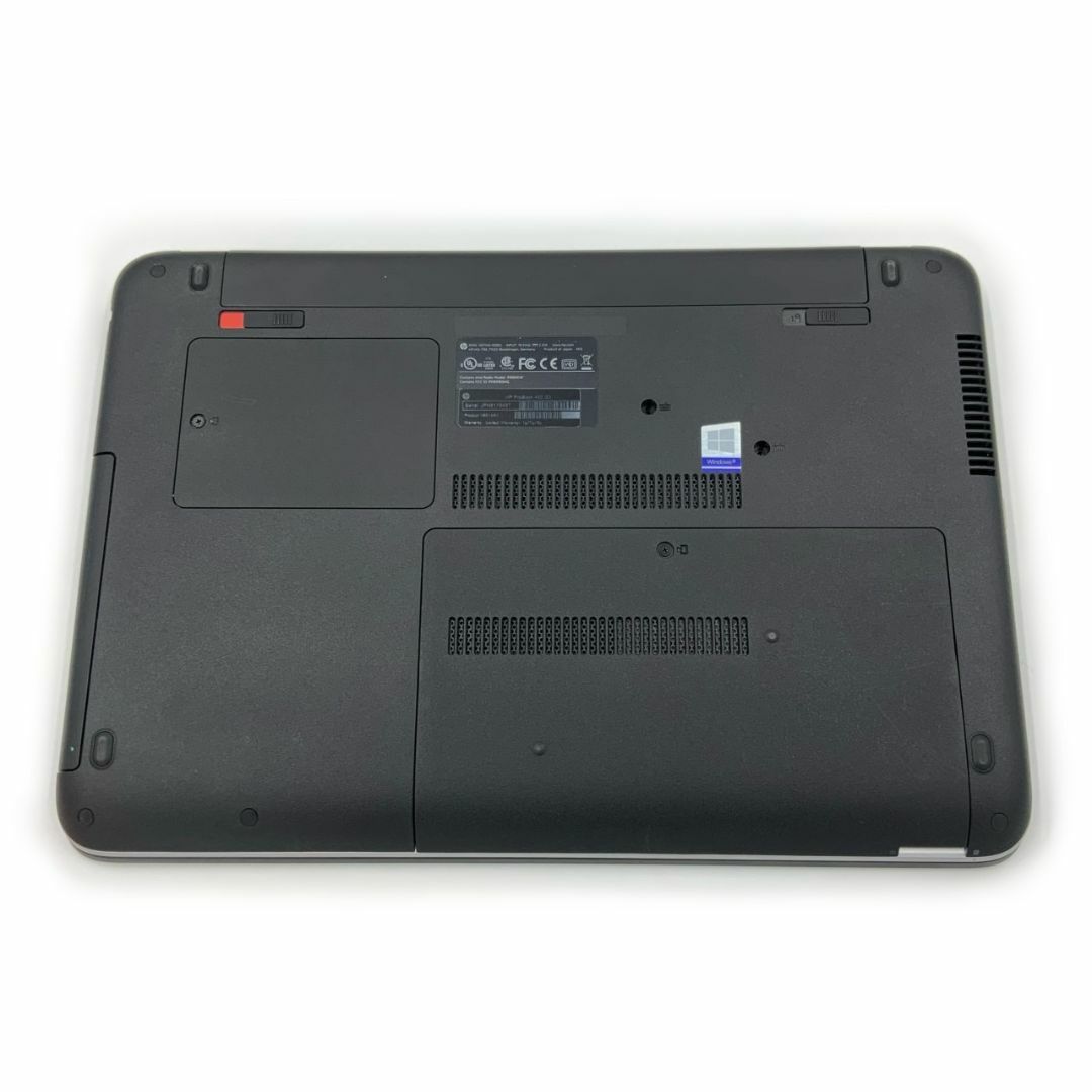 ドライブDVD-ROM【Core i7搭載】【WEBカメラ付き テレワークOK】 HP ProBook 450 G3 Notebook PC 第6世代 Core i7 6500U 4GB HDD250GB DVD-ROM Windows10 64bit WPSOffice 15.6インチ フルHD カメラ 無線LAN パソコン ノートパソコン PC Notebook