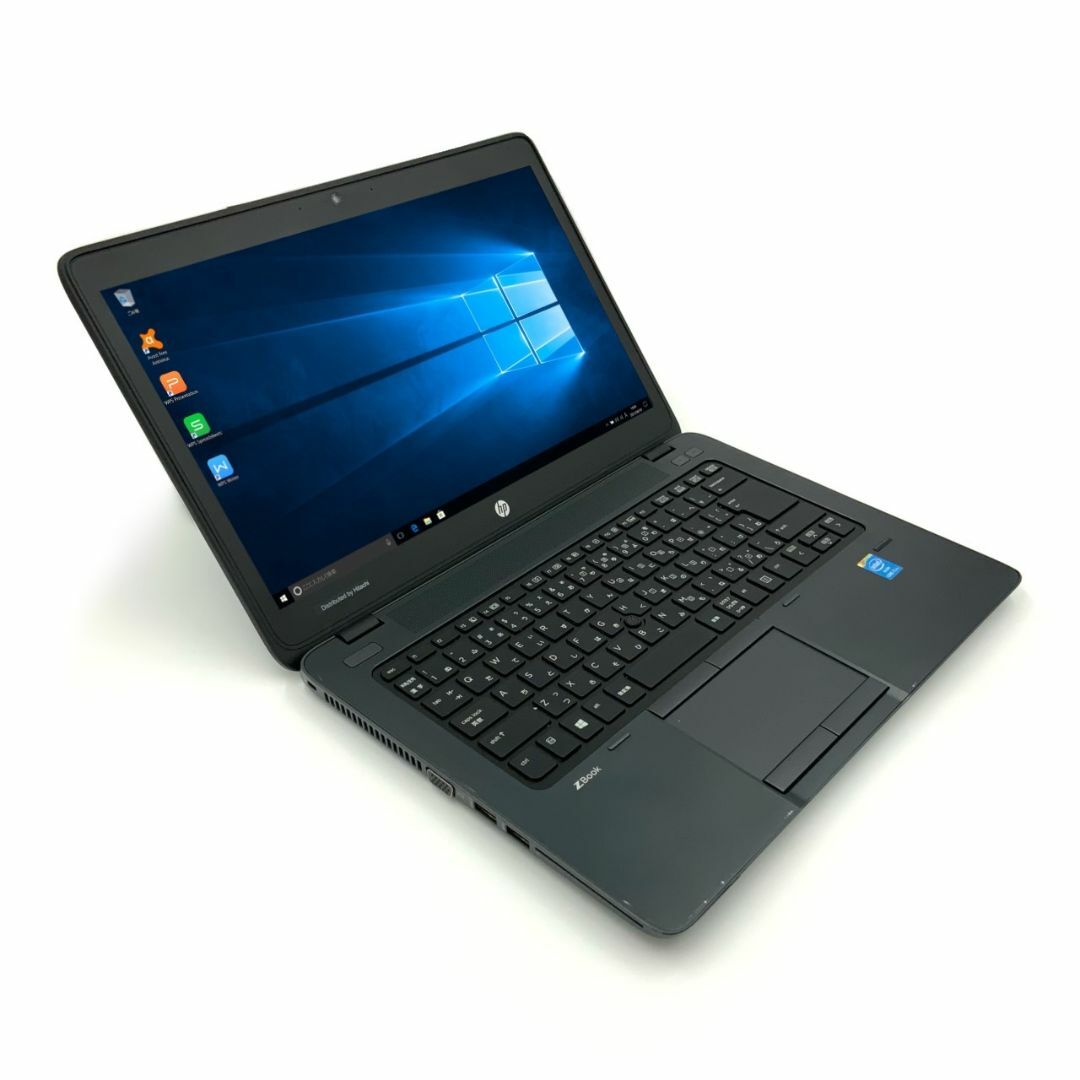 【クリエイターやヘビーユーザー向け】 【高性能ノート】 HP ZBook 14 G1 Notebook PC 第4世代 i7 4600U 4GB 新品SSD240GB Windows10 64bit WPSOffice 14インチ フルHD カメラ 無線LAN パソコン ノートパソコン PC Notebook モバイルノート 2