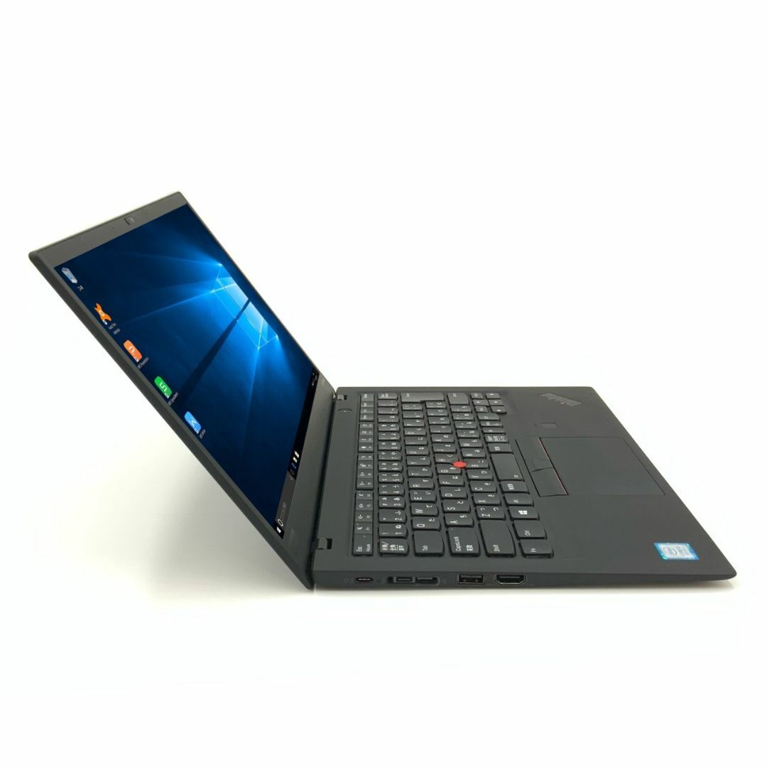 【質量わずか1.13kg】 【薄さ15.95mm】 Lenovo ThinkPad X1 Carbon（2018モデル） 第8世代 Core i5 8250U 8GB SSD120GB Windows10 64bit WPSOffice 14インチ フルHD カメラ 無線LAN パソコン ノートパソコン PC モバイルノート Notebook
