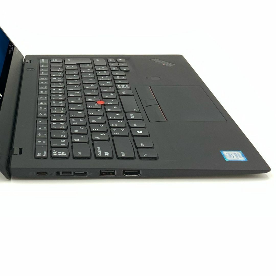 【質量わずか1.13kg】 【薄さ15.95mm】 Lenovo ThinkPad X1 Carbon（2018モデル） 第8世代 Core i5 8250U 8GB SSD120GB Windows10 64bit WPSOffice 14インチ フルHD カメラ 無線LAN パソコン ノートパソコン PC モバイルノート Notebook