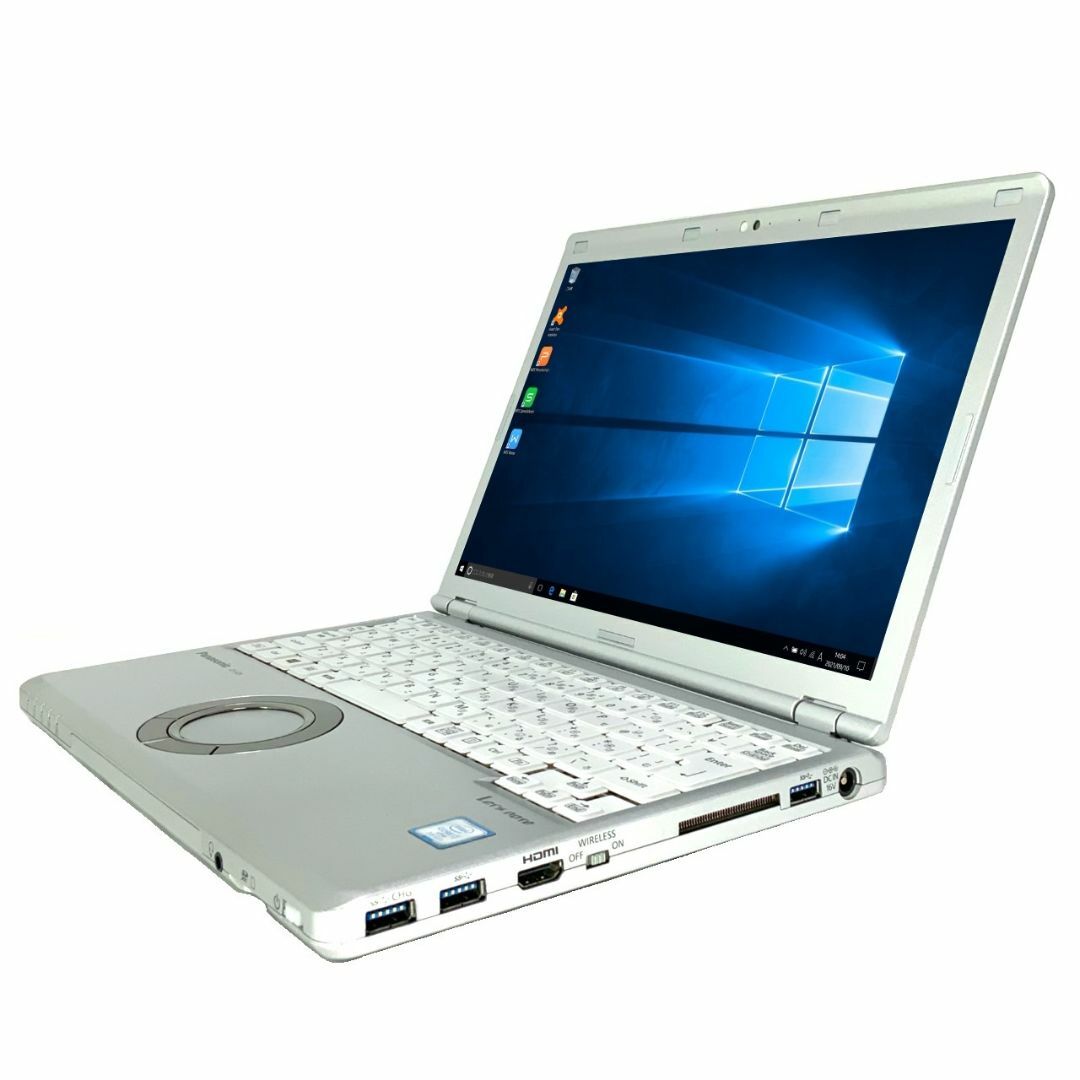 【メモリ16GB搭載】 【軽量ドライブレス】 パナソニック Panasonic Let's note CF-SZ6 第7世代 Core i5 7200U 16GB SSD240GB 無線LAN Windows10 64bitWPSOffice 12.1インチ カメラ パソコン ノートパソコン モバイルノート Notebook 1