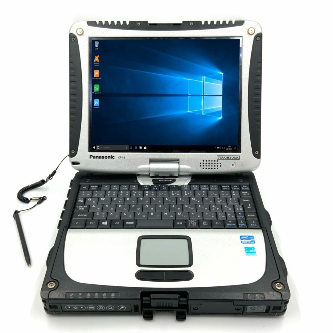 【頑丈】【業務用】パナソニック Panasonic タフブック TOUGHBOOK CF-195W1ACS 第3世代 Core i5 3320M/2.60GHz 8GB 新品SSD960GB 無線LAN Windows10 64bit WPSOffice 10.4インチ XGA タッチパネル ノートパソコン パソコン