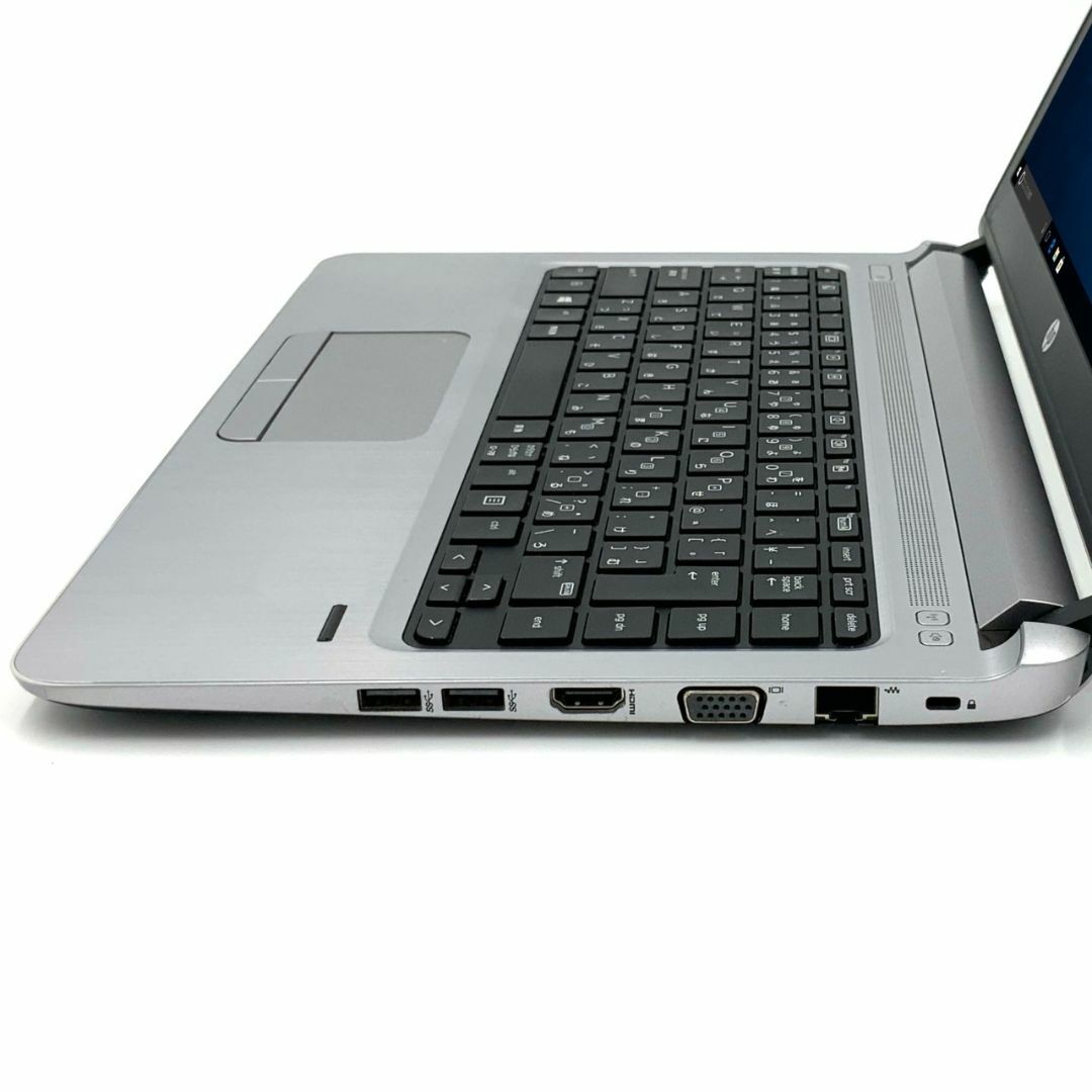 【持ち運びに便利】【スタイリッシュノート】【小型】【軽量】 HP ProBook 430 G3 第6世代 Celeron 3855U/1.60GHz 4GB 新品SSD480GB Windows10 64bit WPSOffice 13.3インチ HD カメラ 無線LAN パソコン モバイルノート ノートパソコン PC Notebook 5