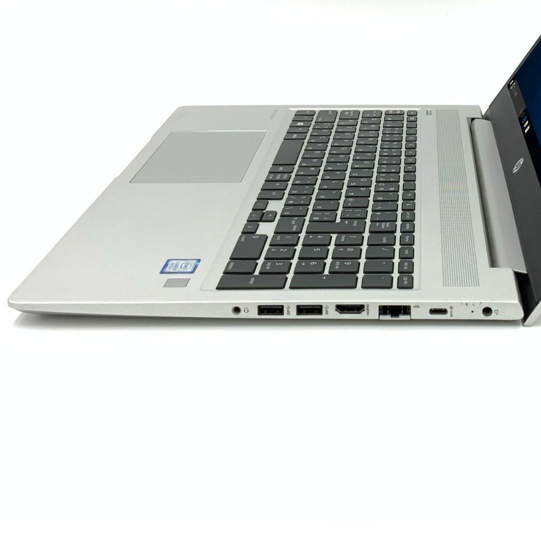【薄型】【テレワークに最適】 HP ProBook 450 G6 第8世代 Core i5 8265U/1.60GHz 16GB SSD120GB M.2 Windows10 64bit WPSOffice 15.6インチ HD カメラ テンキー 無線LAN ノートパソコン PC 5