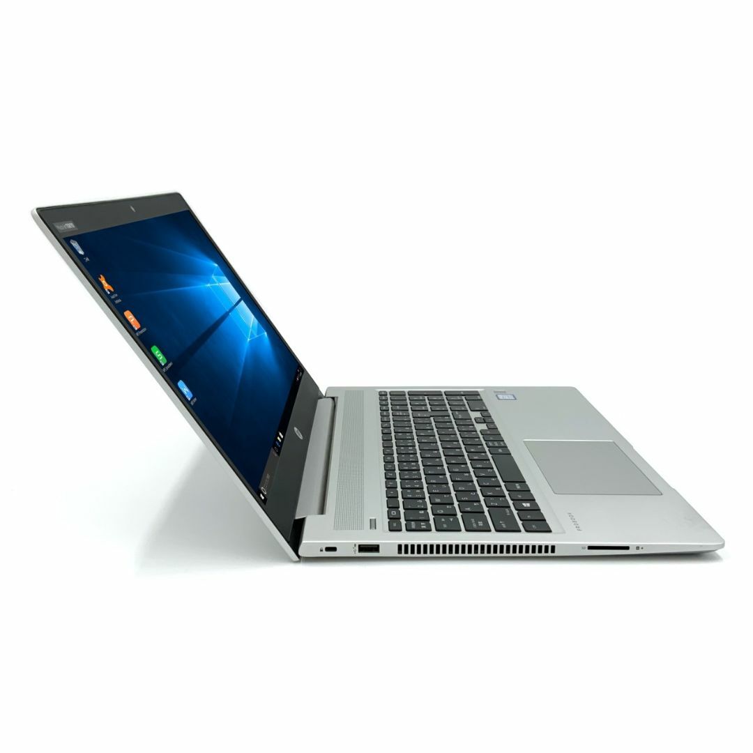 【薄型】【テレワークに最適】 HP ProBook 450 G6 第8世代 Core i5 8265U/1.60GHz 8GB SSD120GB M.2 Windows10 64bit WPSOffice 15.6インチ フルHD カメラ テンキー 無線LAN ノートパソコン PC