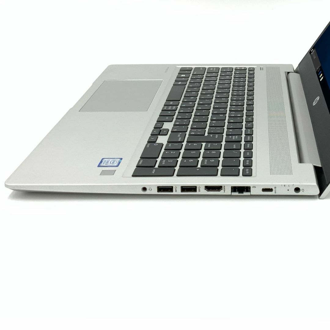 【薄型】【テレワークに最適】 HP ProBook 450 G6 第8世代 Core i5 8265U/1.60GHz 8GB SSD120GB M.2 Windows10 64bit WPSOffice 15.6インチ フルHD カメラ テンキー 無線LAN ノートパソコン PC