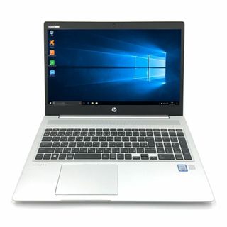 【薄型】【テレワークに最適】 HP ProBook 450 G6 第8世代 Core i5 8265U/1.60GHz 8GB 新品SSD2TB  M.2 Windows10 64bit WPSOffice 15.6インチ HD カメラ テンキー 無線LAN ノートパソコン PC 【中古】