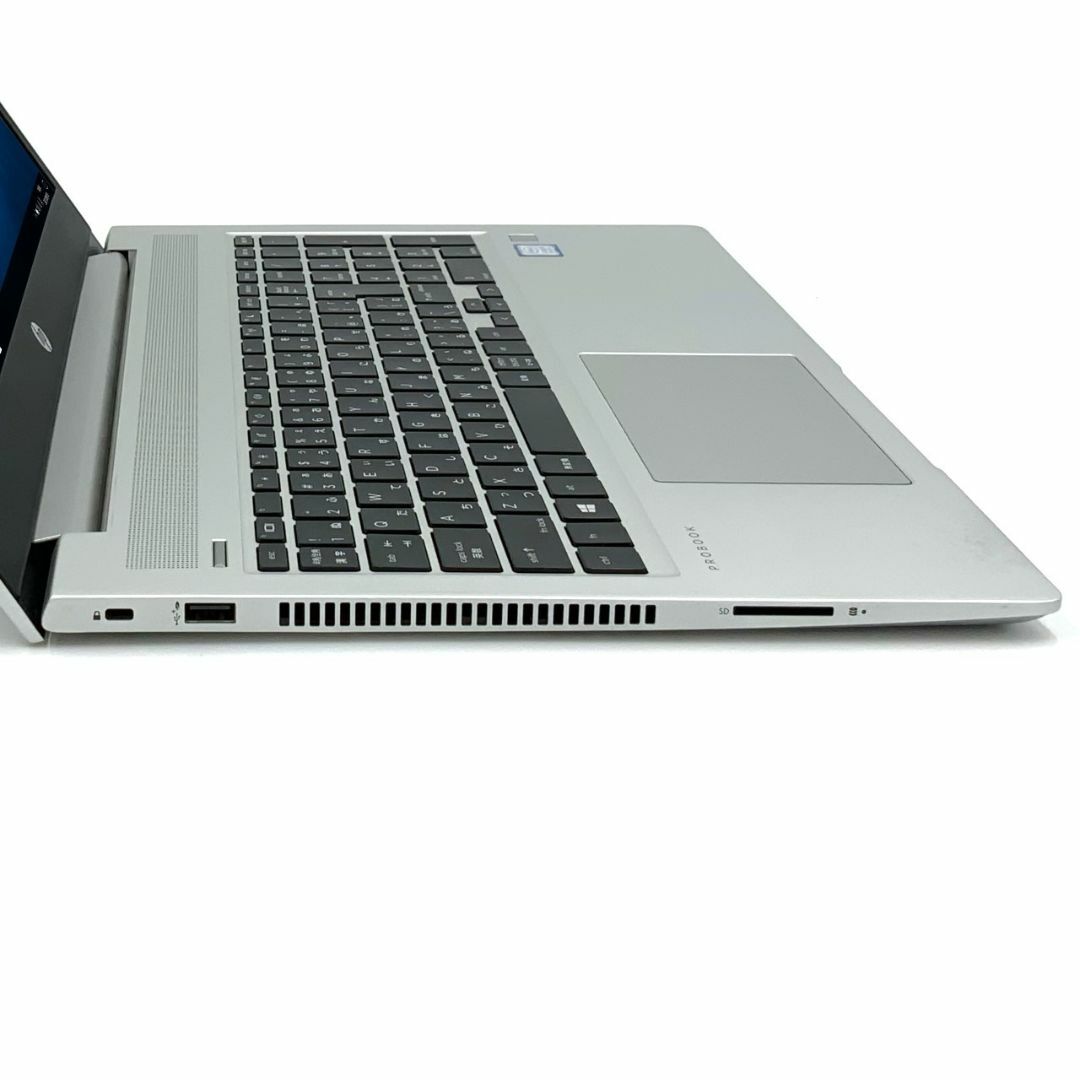 【Windows11】 【薄型】 【テレワークに最適】 HP ProBook 450 G6 第8世代 Core i5 8265U/1.60GHz 4GB 新品SSD960GB M.2 64bit WPSOffice 15.6インチ HD カメラ テンキー 無線LAN ノートパソコン PC