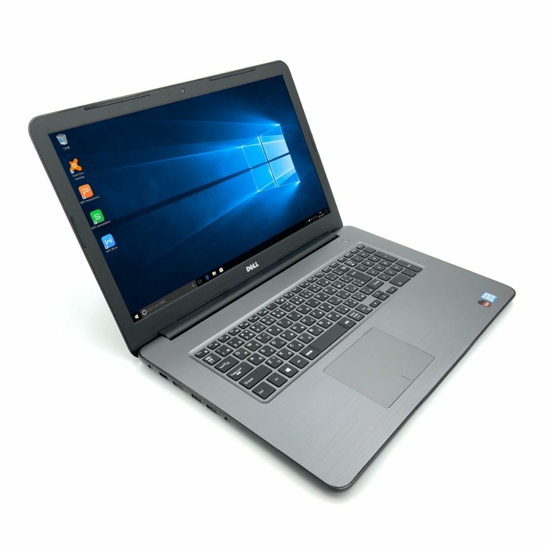 【大画面】 【テレワークに最適】 DELL Inspiron 17 5767 第7世代 Core i7 7500U/2.70GHz 8GB 新品SSD480GB スーパーマルチ Windows10 64bit WPSOffice 17.3インチ フルHD カメラ テンキー 無線LAN パソコン ノートパソコン PC Notebook 2