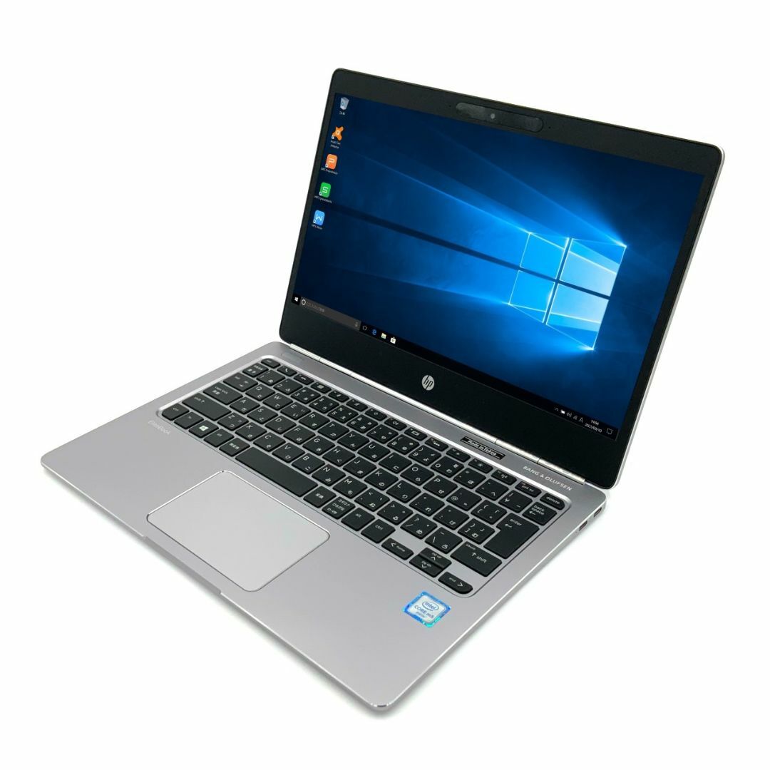 【薄型】 【ファンレス】 HP EliteBook Folio G1 第6世代 Core M5 6Y54/1.10GHz 8GB SSD120GB M.2 Windows10 64bit WPSOffice 12.5インチ フルHD カメラ 無線LAN パソコン ノートパソコン PC モバイルノート Notebook 1