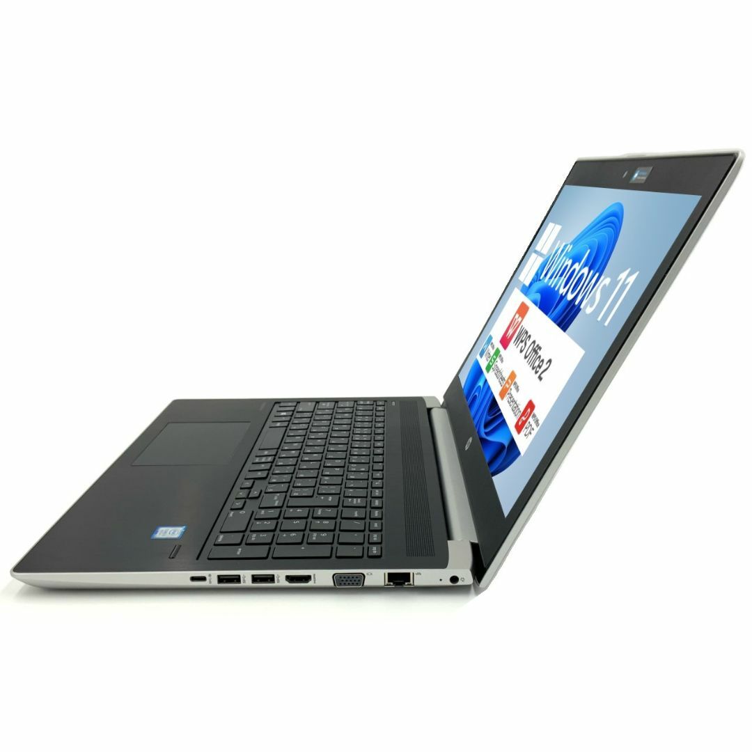 【Windows11】【薄型】 HP ProBook 450 G5 Core i5 第8世代 4GB SSD120GB 無線LAN 64bit WPS Office 15.6インチ カメラ パソコン ノートパソコン Notebook PC 3