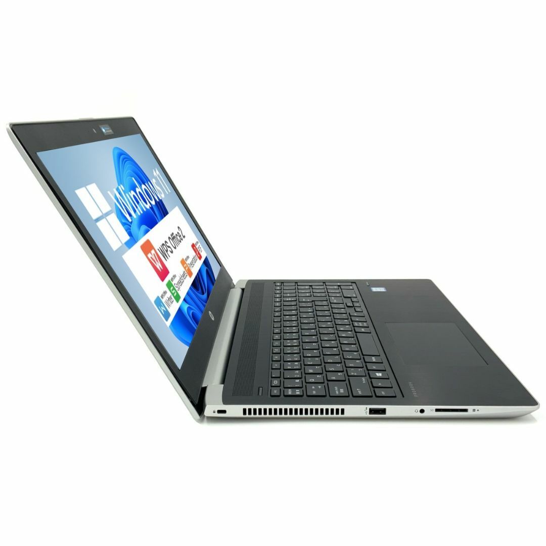 【Windows11】【薄型】 HP ProBook 450 G5 Core i5 第8世代 4GB SSD120GB 無線LAN 64bit WPS Office 15.6インチ カメラ パソコン ノートパソコン Notebook PC 4