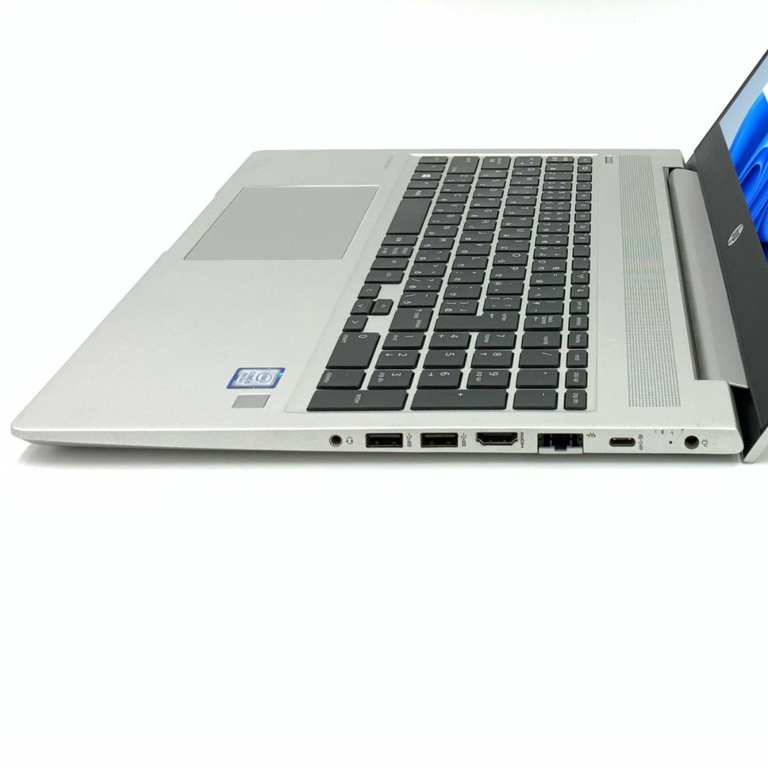 【Windows11】 【薄型】【テレワークに最適】 HP ProBook 450 G6 第8世代 Core i5 8265U/1.60GHz 4GB SSD120GB M.2 64bit WPSOffice 15.6インチ フルHD カメラ テンキー 無線LAN ノートパソコン PC
