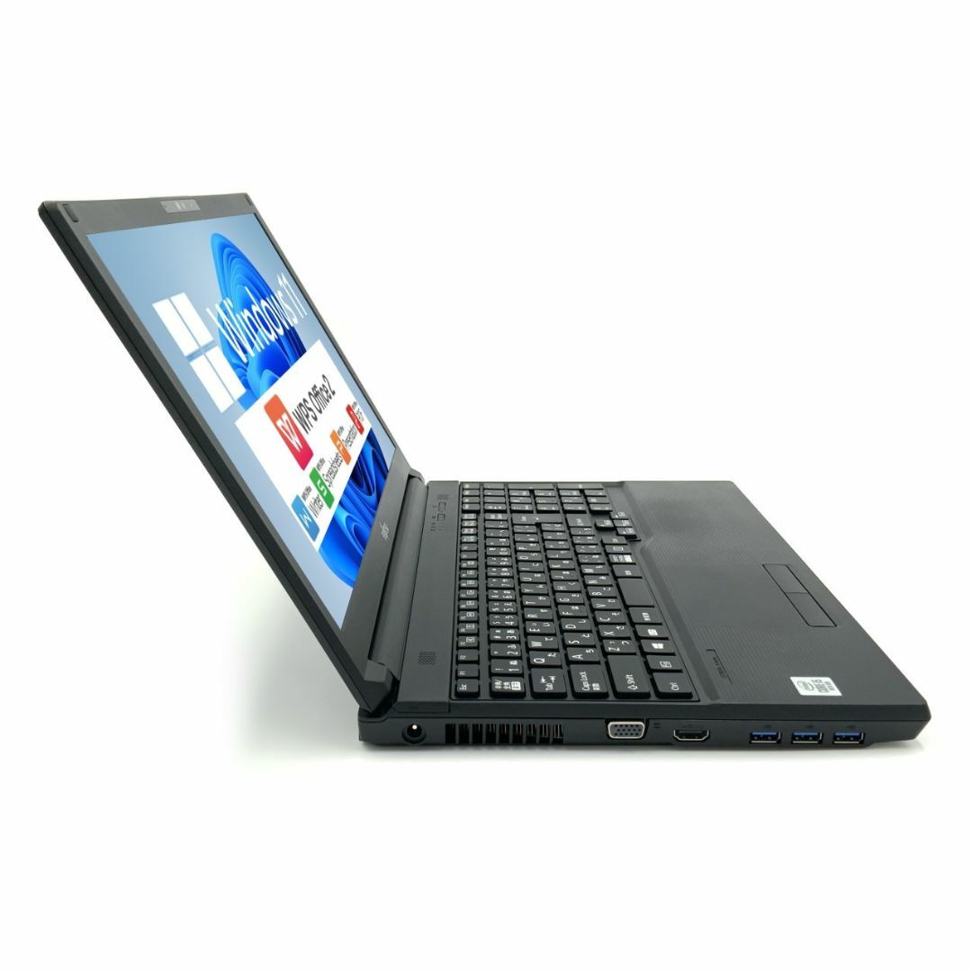 【Windows11】 【高年式ノート】 【インテル10世代CPU搭載】 富士通 FUJITSU LIFEBOOK A5510 第10世代 Core i5 10210U 4GB HDD250GB スーパーマルチ 64bit WPSOffice 15.6インチ HD カメラ テンキー 無線LAN パソコン ノートパソコン PC Notebook