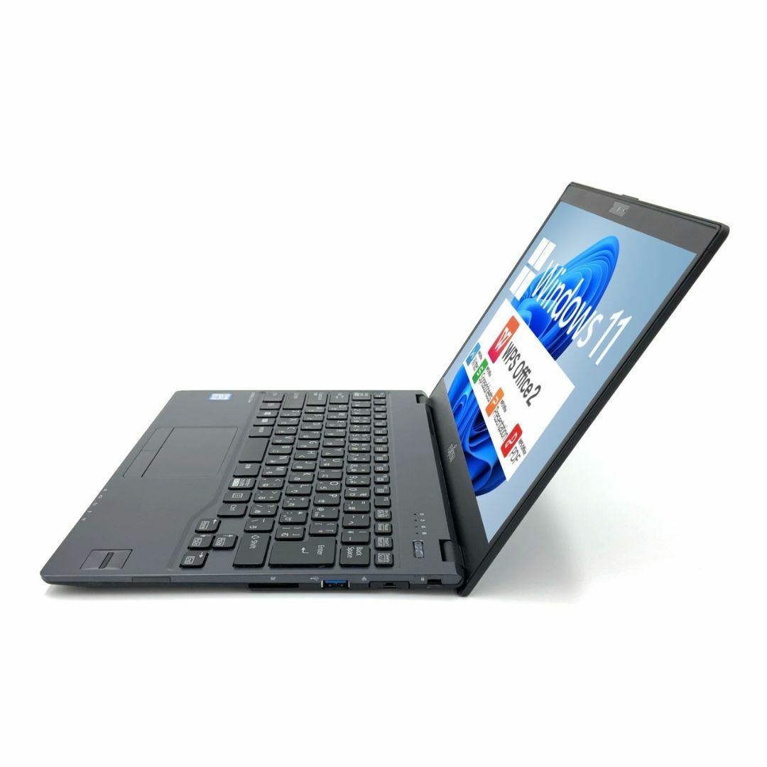 【Windows11】 【軽量ノート799g】 FUJITSU LIFEBOOK U938 第8世代 Core i5 8250U 4GB 新品SSD480GB 無線LAN フルHD 64bit WPS Office 13.3インチ パソコン ノートパソコン Notebook