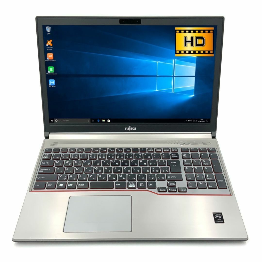 【訳あり：天板ハゲ】【薄型スタイリッシュ】 富士通 FUJITSU LIFEBOOK E754 第4世代 Core i5 4200M/2.50GHz 4GB HDD250GB スーパーマルチ 64bit WPSOffice 15.6インチ HD テンキー 無線LAN パソコン ノートパソコン PC Notebook