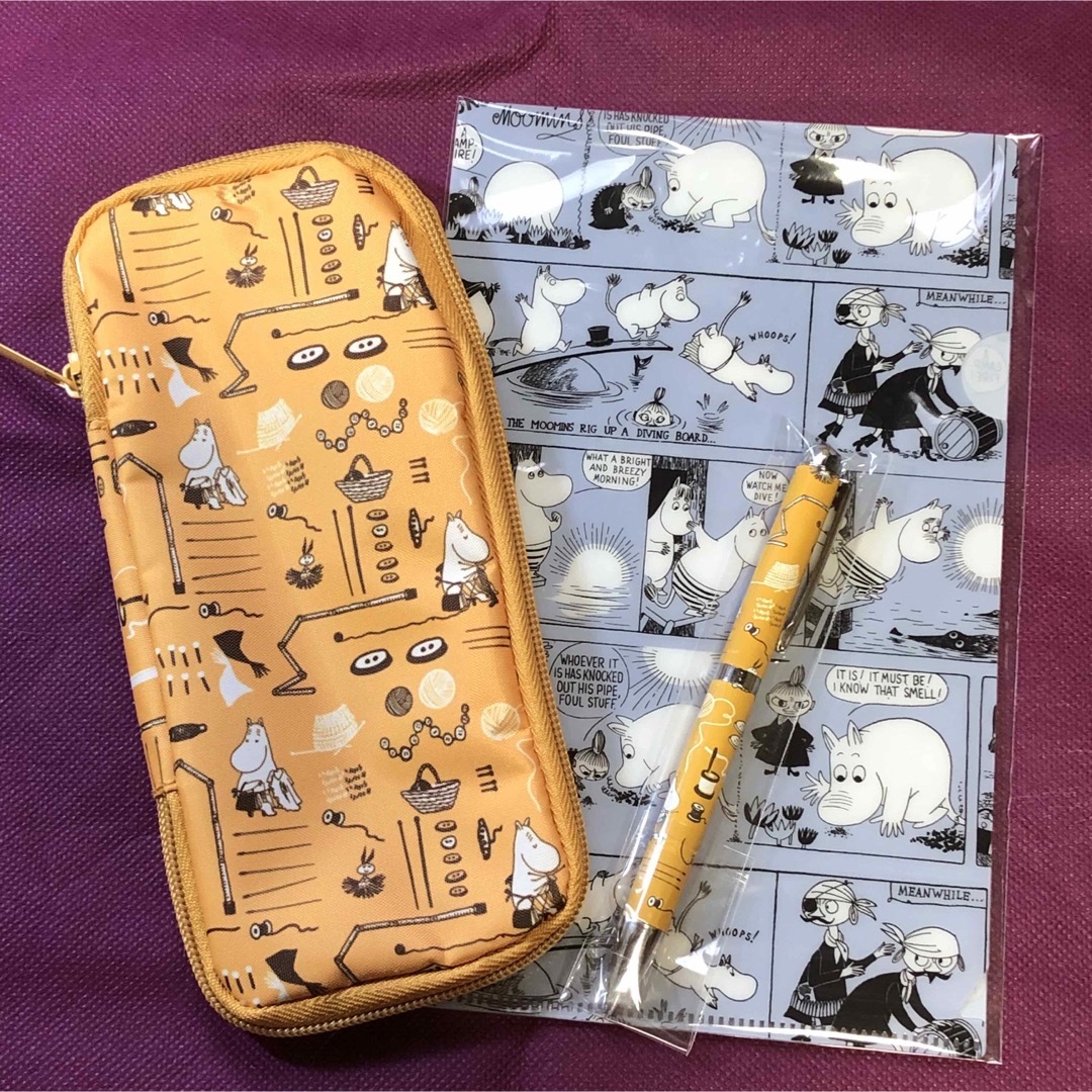 MOOMIN(ムーミン)のMOOMIN ムーミン 文具3点セット (otona MIUSE8月号付録) インテリア/住まい/日用品の文房具(ペンケース/筆箱)の商品写真