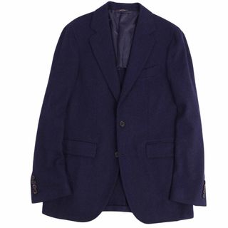 極美品 ロロピアーナ Loro Piana ジャケット ベビーカシミヤ RAIN SYSTEM テーラードジャケット シングル 背抜き  アウター メンズ 48(L相当) ネイビー