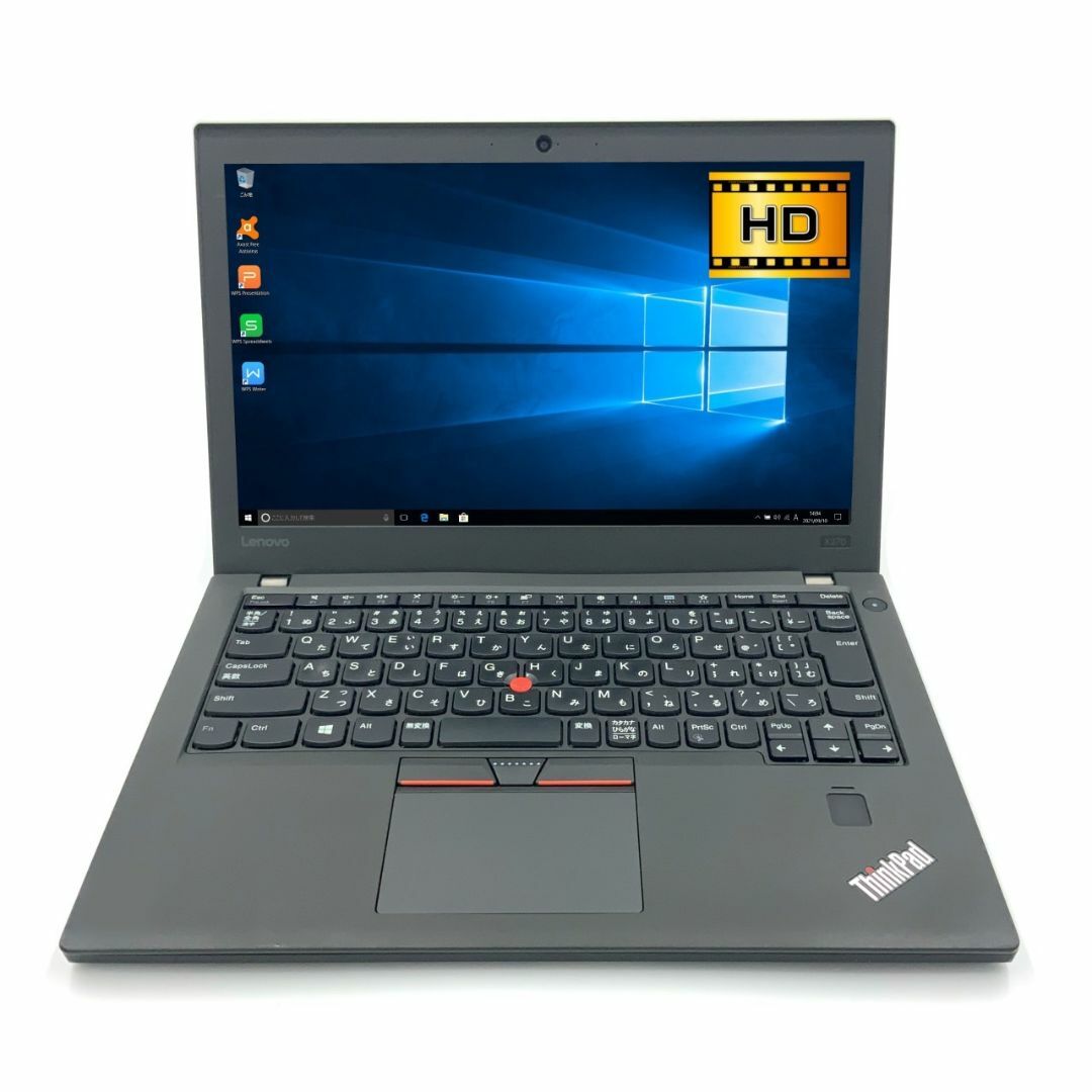 【モバイル】【薄型】 Lenovo ThinkPad X270 第7世代 Core i5 7200U/2.60GHz 16GB HDD320GB Windows10 64bit WPSOffice 12.5インチ HD カメラ 無線LAN パソコン ノートパソコン モバイルノート PC Notebook液晶125型HD