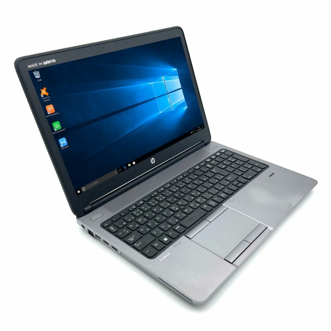 【スタイリッシュ】 【テレワーク】 HP ProBook 650 G1 第4世代 Core i5 4200M/2.50GHz 4GB HDD500GB スーパーマルチ Windows10 64bit WPSOffice 15.6インチ HD テンキー 無線LAN パソコン ノートパソコン PC Notebook 2