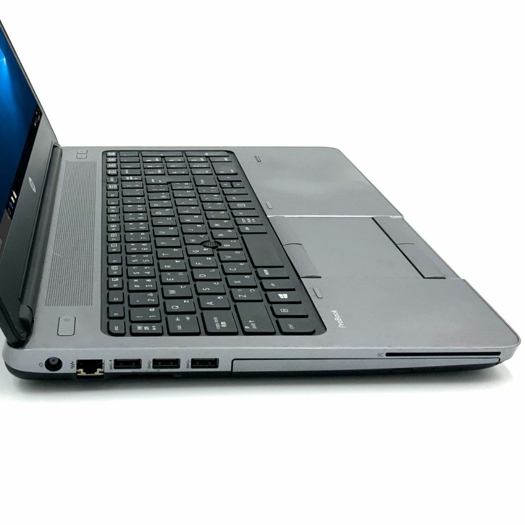 【スタイリッシュ】 【テレワーク】 HP ProBook 650 G1 第4世代 Core i3 4000M/2.40GHz 4GB HDD500GB スーパーマルチ Windows10 64bit WPSOffice 15.6インチ HD テンキー 無線LAN パソコン ノートパソコン PC Notebook