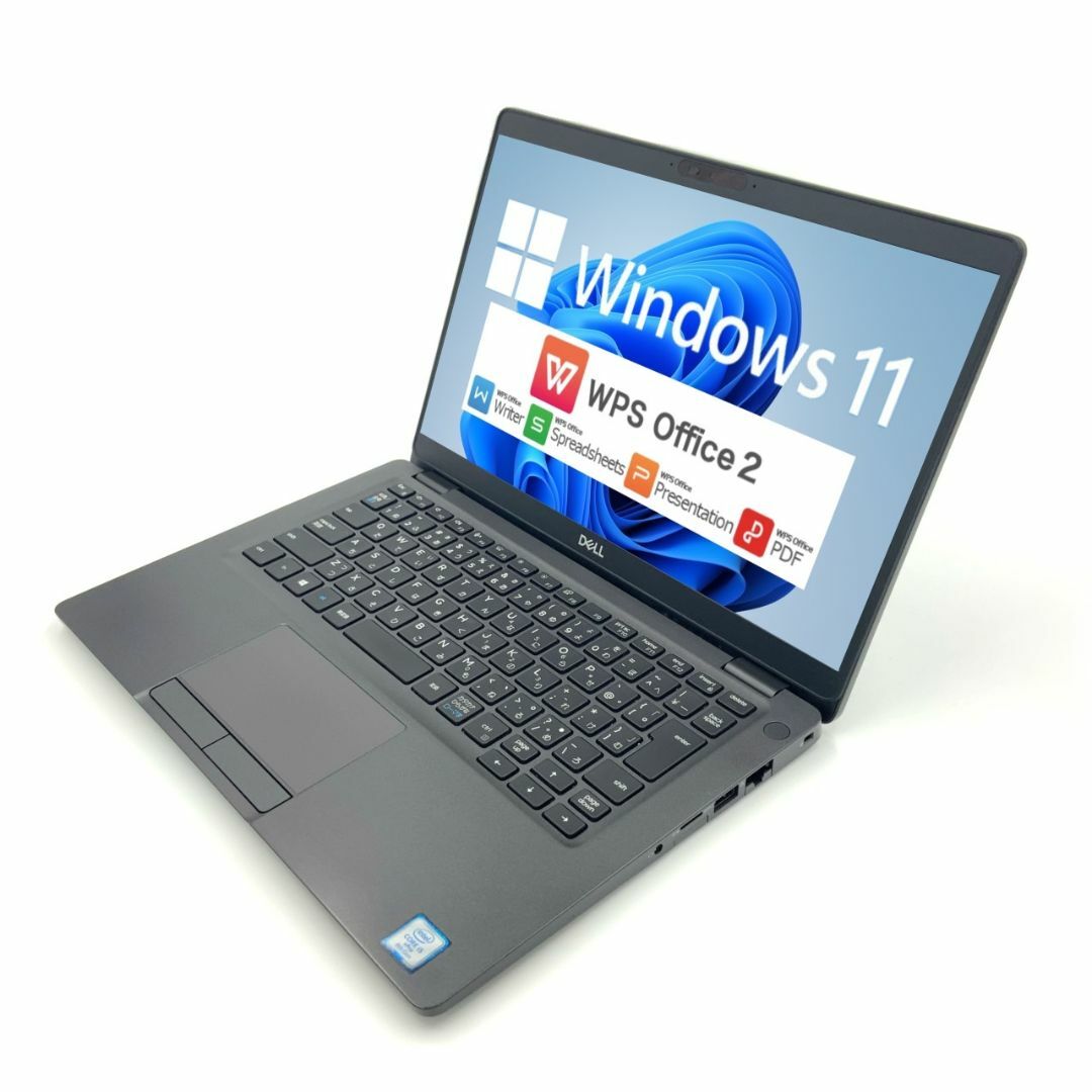 【Windows11】【新入荷】【スタイリッシュ】 DELL Latitude 5300 第8世代 Core i5 8265U/1.60GHz 8GB SSD120GB M.2 NVMe 64bit WPSOffice 13.3インチ HD カメラ 無線LAN パソコン ノートパソコン モバイルノート PC Notebook 1