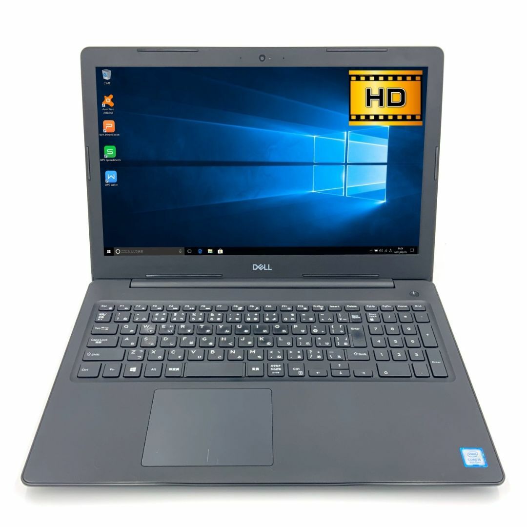 【Windows11】【ビジネスノート】【スタイリッシュ】 DELL Latitude 3590 第8世代 Core i5 8250U/1.60GHz 16GB HDD500GB 64bit WPSOffice 15.6インチ HD カメラ テンキー 無線LAN パソコン ノートパソコン PC Notebook