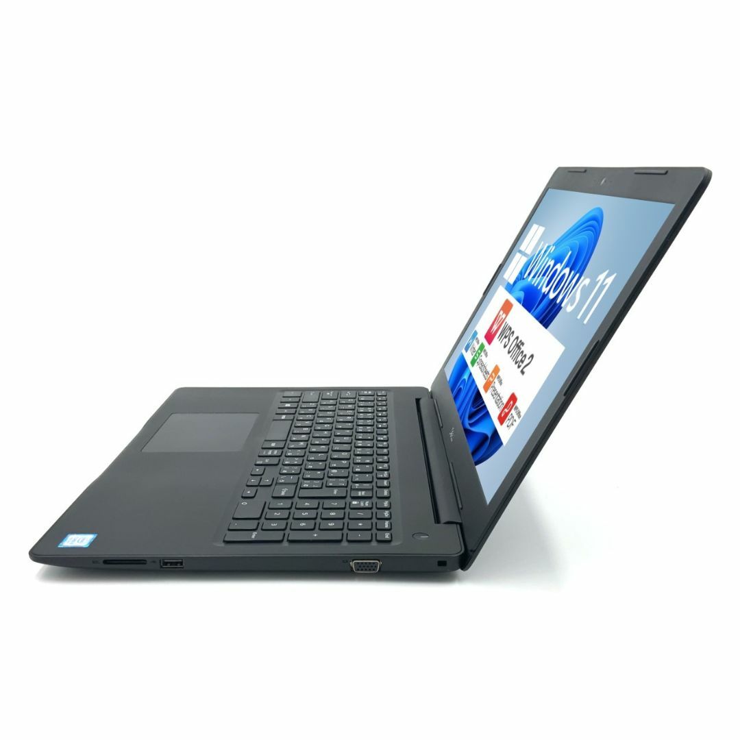 【Windows11】【ビジネスノート】【スタイリッシュ】 DELL Latitude 3590 第8世代 Core i5 8250U/1.60GHz 16GB 新品SSD480GB 64bit WPSOffice 15.6インチ HD カメラ テンキー 無線LAN パソコン ノートパソコン PC Notebook 3