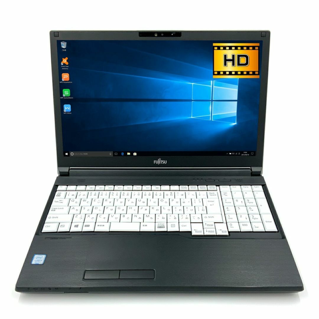 【ドライブ付】【多機能】富士通 FUJITSU LIFEBOOK A579 第8世代 Core i5 8265U/1.60GHz 16GB HDD500GB スーパーマルチ Windows10 64bit WPSOffice 15.6インチ HD カメラ テンキー 無線LAN パソコン ノートパソコン PC Notebook