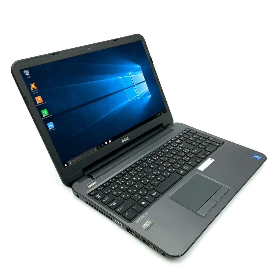 【頑丈】【ビジネスノート】 DELL Latitude 3540 第4世代 Core i3 4010U/1.70GHz 4GB 新品HDD1TB Windows10 64bit WPSOffice 15.6インチ HD カメラ テンキー 無線LAN パソコン ノートパソコン PC Notebook
