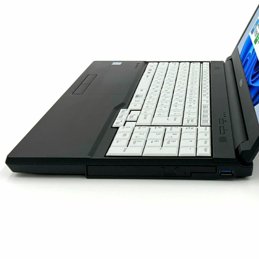 【Windows11】【ドライブ付】【多機能】 富士通 FUJITSU LIFEBOOK A579 第8世代 Core i5 8265U/1.60GHz 4GB 新品HDD2TB スーパーマルチ 64bit WPSOffice 15.6インチ HD カメラ テンキー 無線LAN パソコン ノートパソコン PC Notebook