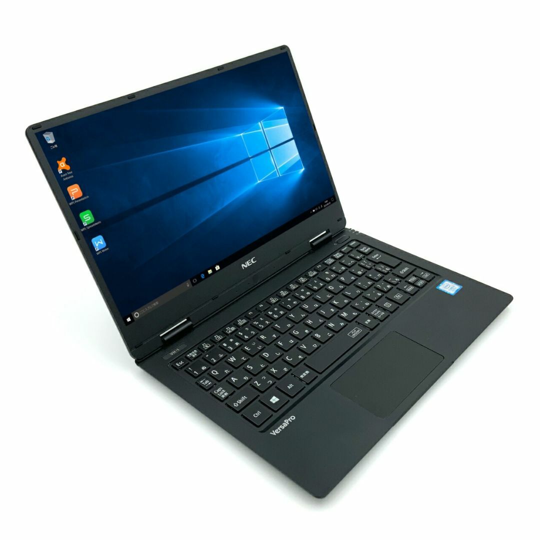 【超小型】【高性能】 NEC VersaPro VKT12/H 第7世代 Core i5 7Y54/1.20GHz 8GB 新品SSD4TB M.2 NVMe Windows10 64bit WPSOffice 12.5インチ フルHD 無線LAN パソコン ノートパソコン モバイルノート PC Notebook