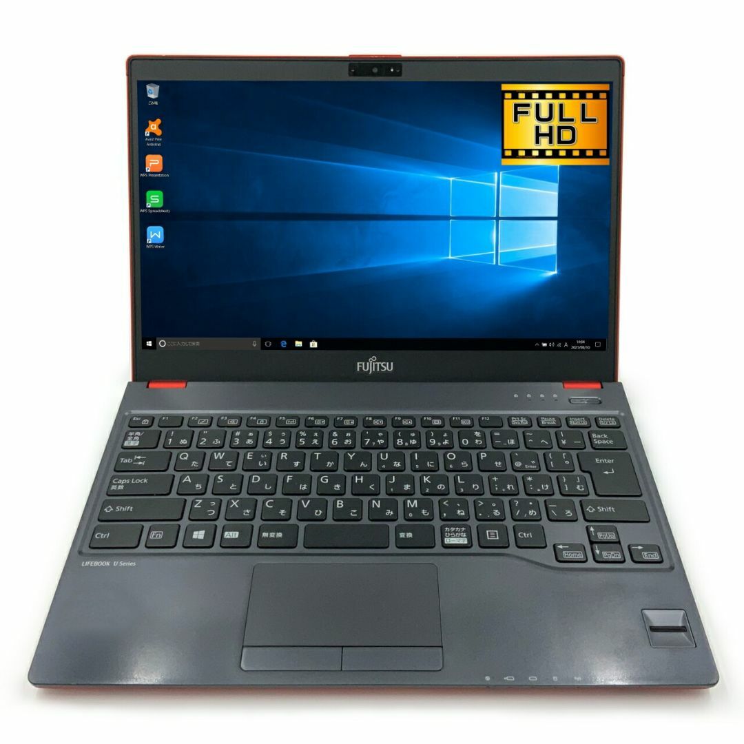 【軽量799g】 FUJITSU LIFEBOOK U937 第7世代 Celeron 3965U/2.20GHz 4GB SSD120GB M.2 Windows10 64bit WPS Office 13.3インチ フルHD カメラ 無線LAN パソコン ノートパソコン モバイルノート Notebook