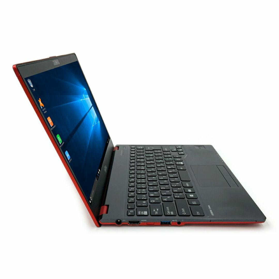 【軽量799g】 FUJITSU LIFEBOOK U937 第7世代 Celeron 3965U/2.20GHz 4GB SSD120GB M.2 Windows10 64bit WPS Office 13.3インチ フルHD カメラ 無線LAN 中古パソコン ノートパソコン モバイルノート Notebook 【中古】 スマホ/家電/カメラのPC/タブレット(ノートPC)の商品写真