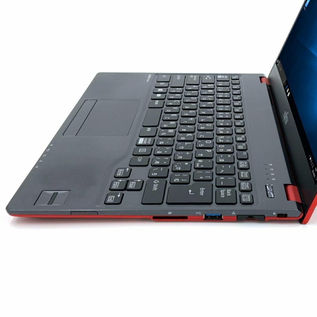 【軽量799g】 FUJITSU LIFEBOOK U937 第7世代 Celeron 3965U/2.20GHz 4GB SSD120GB M.2 Windows10 64bit WPS Office 13.3インチ フルHD カメラ 無線LAN 中古パソコン ノートパソコン モバイルノート Notebook 【中古】 スマホ/家電/カメラのPC/タブレット(ノートPC)の商品写真