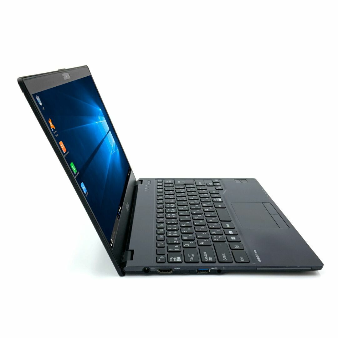 【軽量799g】 FUJITSU LIFEBOOK U937 第7世代 Celeron 3965U/2.20GHz 4GB SSD120GB M.2 Windows10 64bit WPS Office 13.3インチ フルHD カメラ 無線LAN 中古パソコン ノートパソコン モバイルノート Notebook 【中古】 スマホ/家電/カメラのPC/タブレット(ノートPC)の商品写真