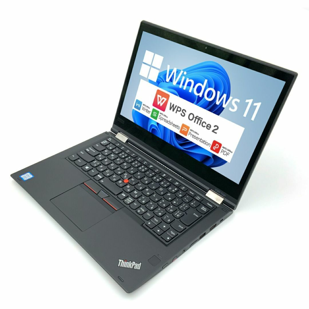 【Windows11】【パフォーマンスを追求したビジネスノート】 Lenovo ThinkPad T480 第8世代 Core i5 8250U/1.60GHz 8GB 新品HDD1TB 64bit WPSOffice 14インチ フルHD カメラ 無線LAN パソコン ノートパソコン モバイルノート PC Notebook 1
