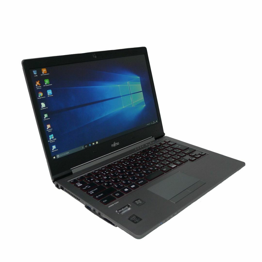 FUJITSU Notebook LIFEBOOK U745 Core i5 4GB 新品SSD4TB 無線LAN Windows10 64bitWPSOffice 14.0インチ モバイルノート  パソコン 【美品】 ノートパソコン