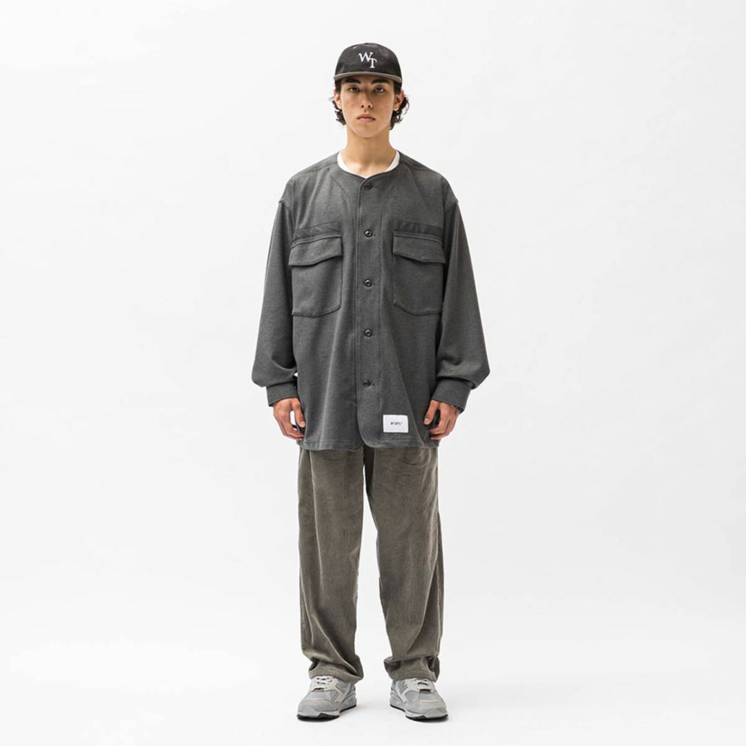 W)taps - 美品22AW WTAPS スカウト シャツ ノーカラー ジャケット 315N