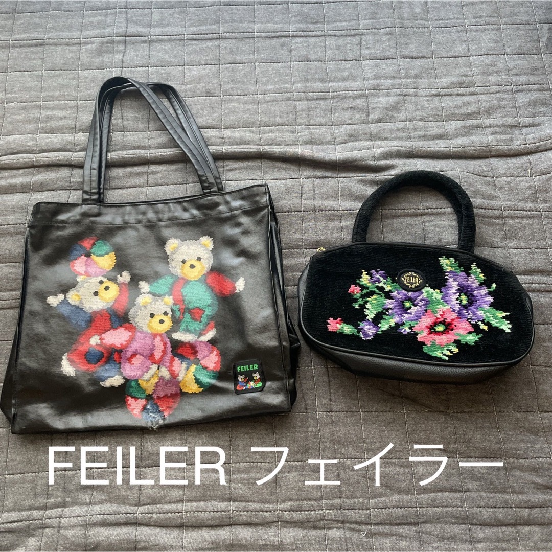 新品　✨FEILER フェイラー　花柄トートバッグ