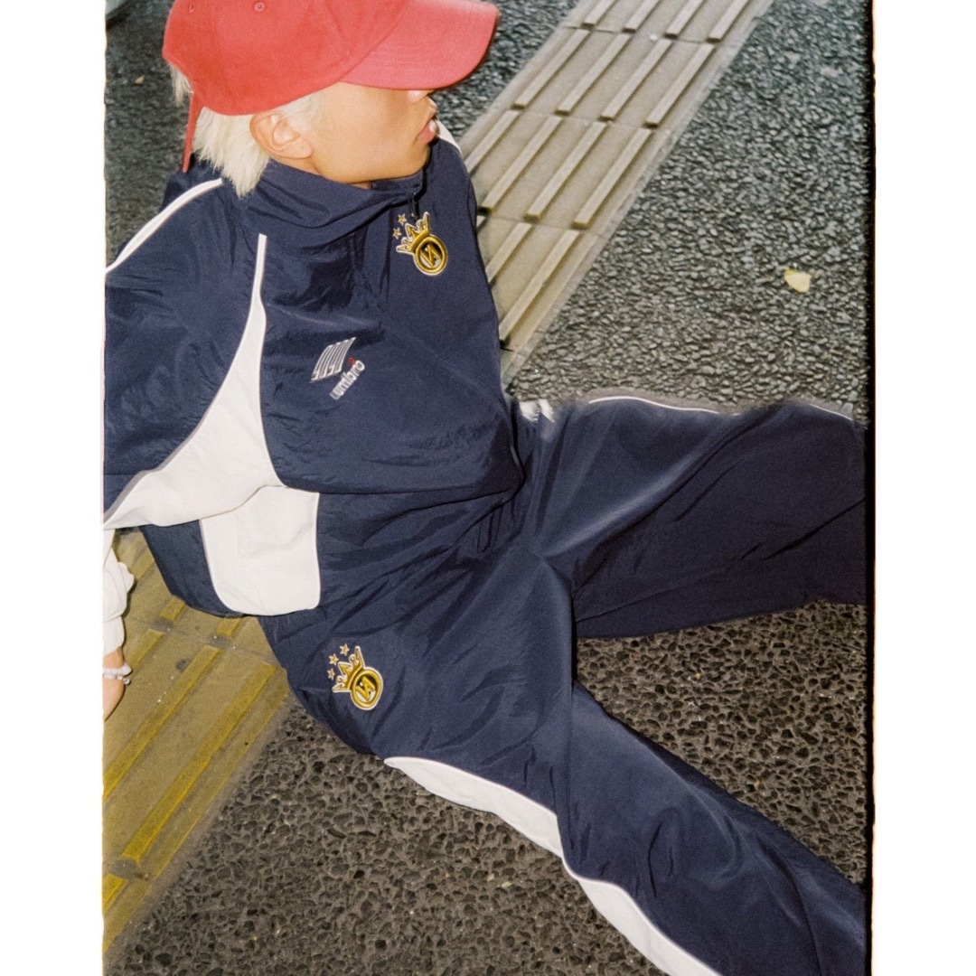 UMBRO - 9090 × umbro Nylon Track Pants Navy XLの通販 by どくとる