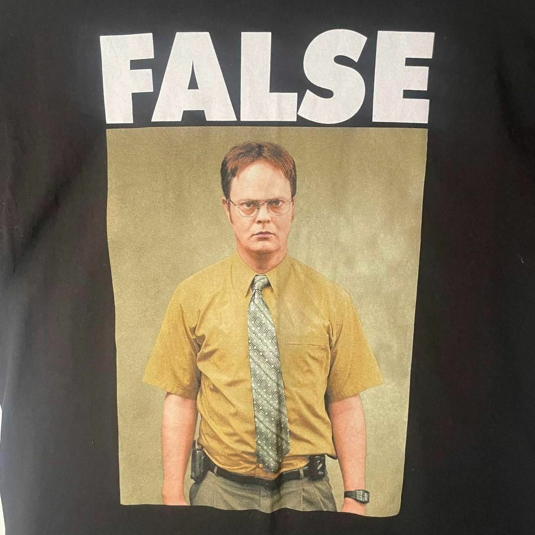 USA【アメリカ❗️】TシャツThe Office FALSEフォトプリント